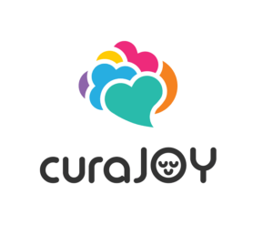 The logo for curajoy.